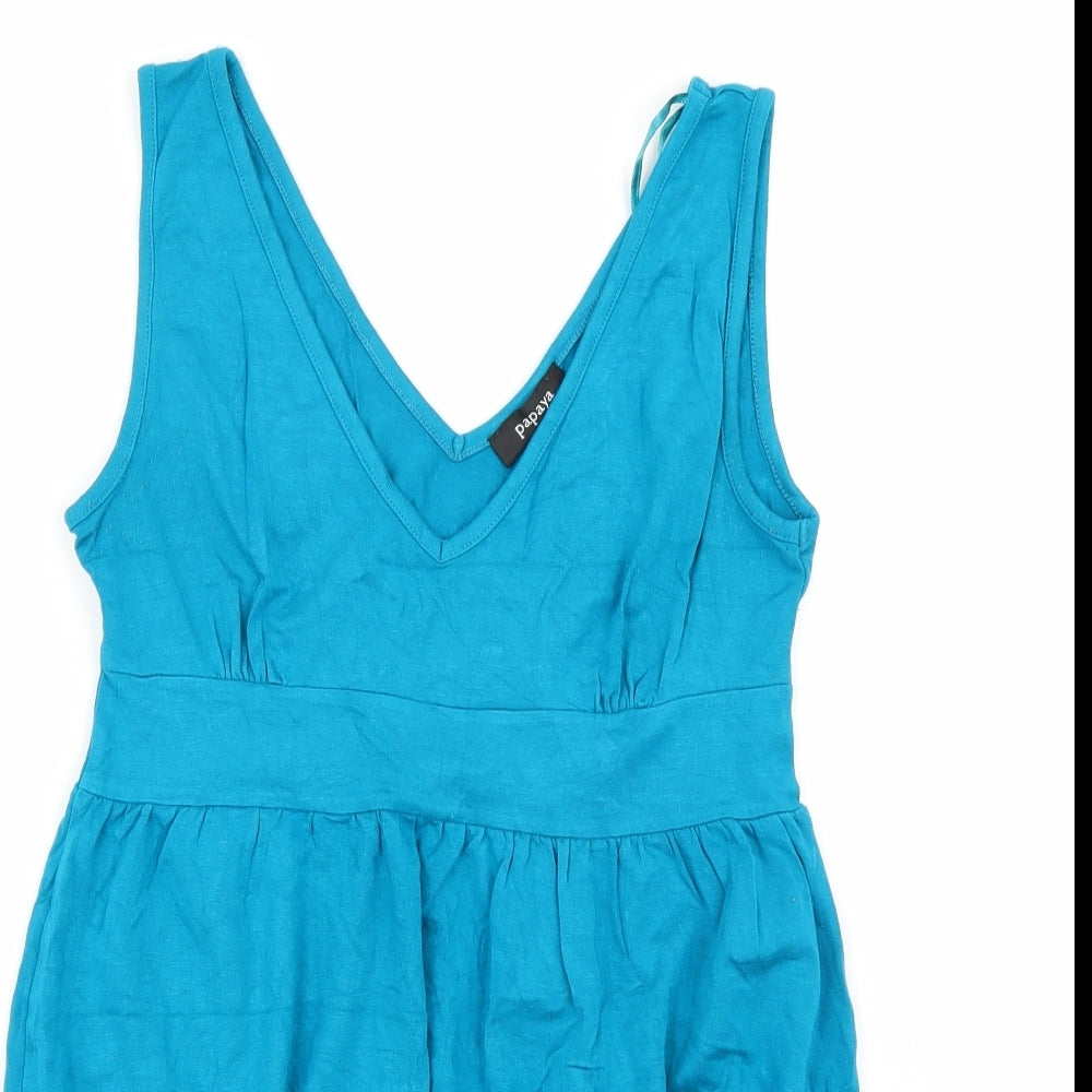 Papaya Womens Blue   Basic Tank Size 12