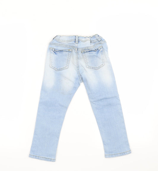 DENIM CO Girls Blue   Straight Jeans Size 4-5 Years
