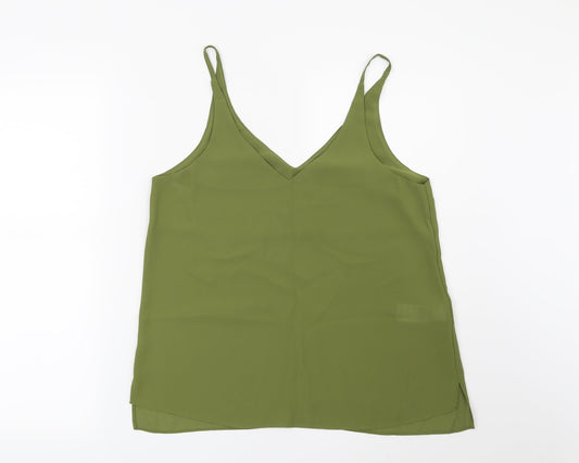 Topshop Womens Green   Basic Blouse Size 10