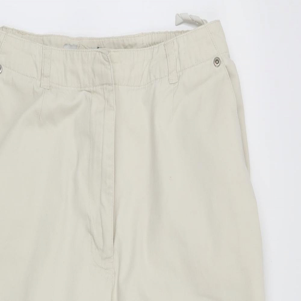 Emreco Womens Beige   Trousers  Size 14 L20 in