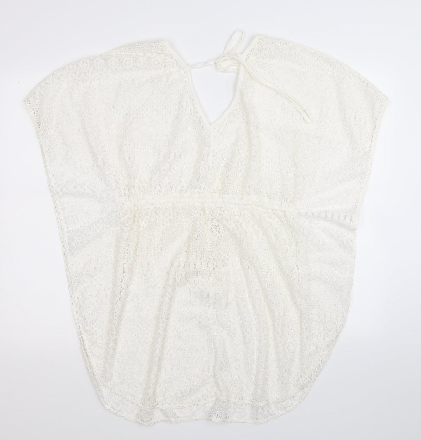 Preworn Womens White  Knit Pullover Jumper One Size