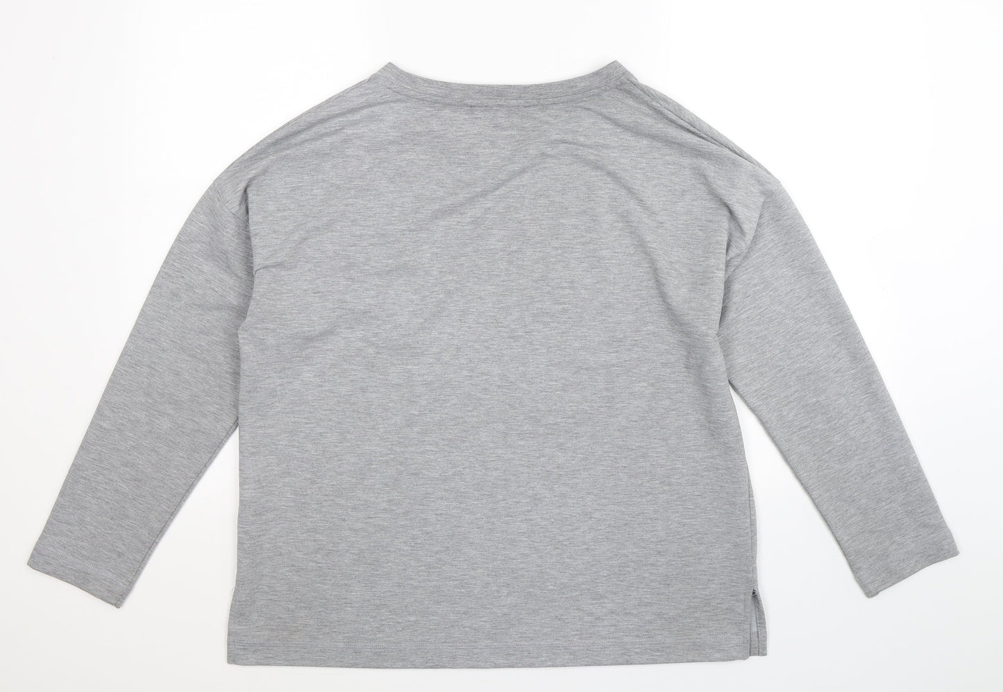 Preworn Womens Grey   Pullover Sweatshirt Size 12