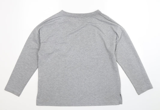 Preworn Womens Grey   Pullover Sweatshirt Size 12