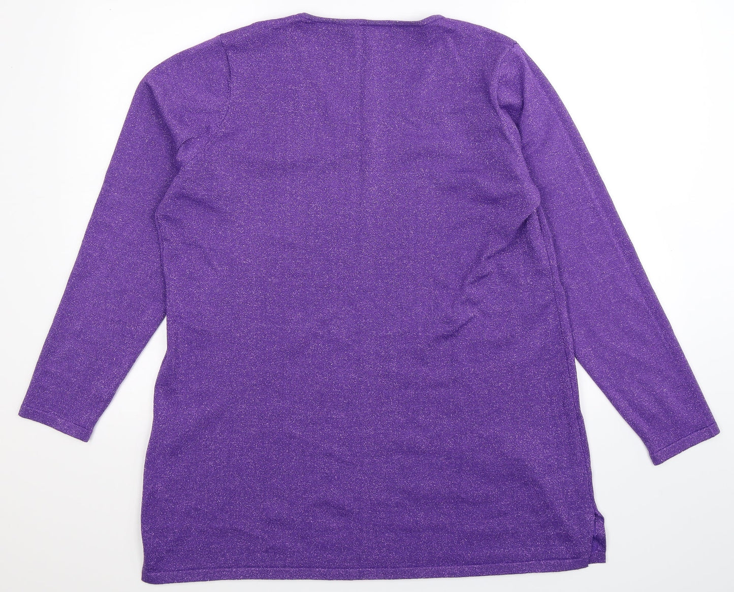 Michele Hope Womens Purple   Pullover Jumper Size 20