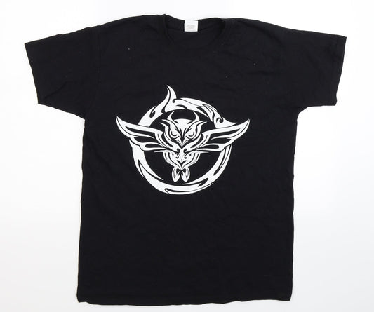 Fruit of the Loom Mens Black    T-Shirt Size M