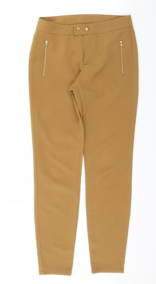 VERO MODA Womens Brown   Capri Trousers Size 36 L29 in