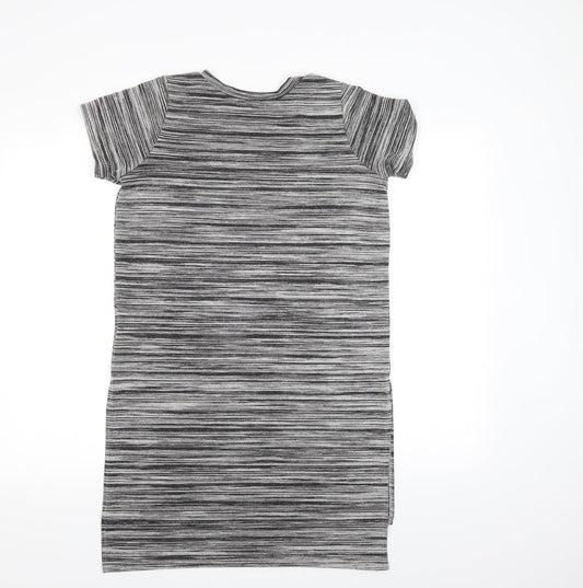 Quiz Womens Grey   T-Shirt Dress  Size 12
