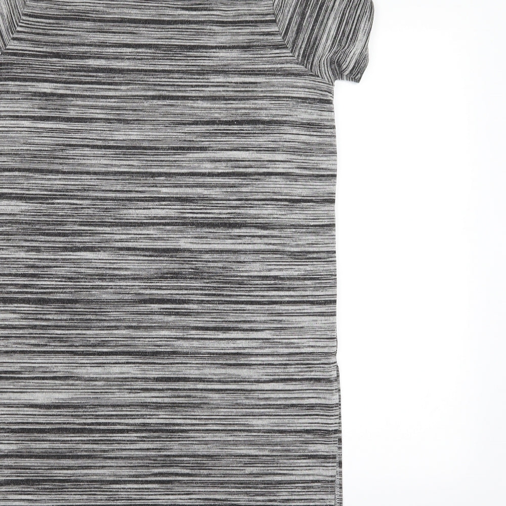 Quiz Womens Grey   T-Shirt Dress  Size 12