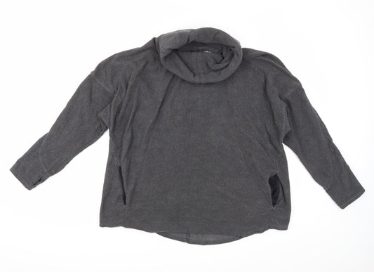 declathon Womens Grey   Henley Jumper Size 2XL