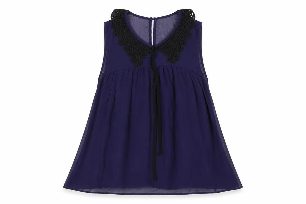 Topshop Womens Blue   Basic Tank Size 8