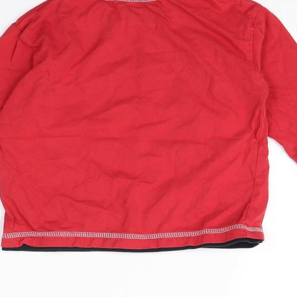 Kidid Boys Red   Pullover T-Shirt Size 3-4 Years