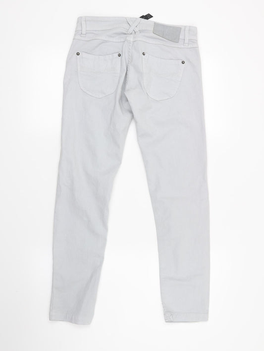 Stradivarius Womens Grey  Denim Skinny Jeans Size 8