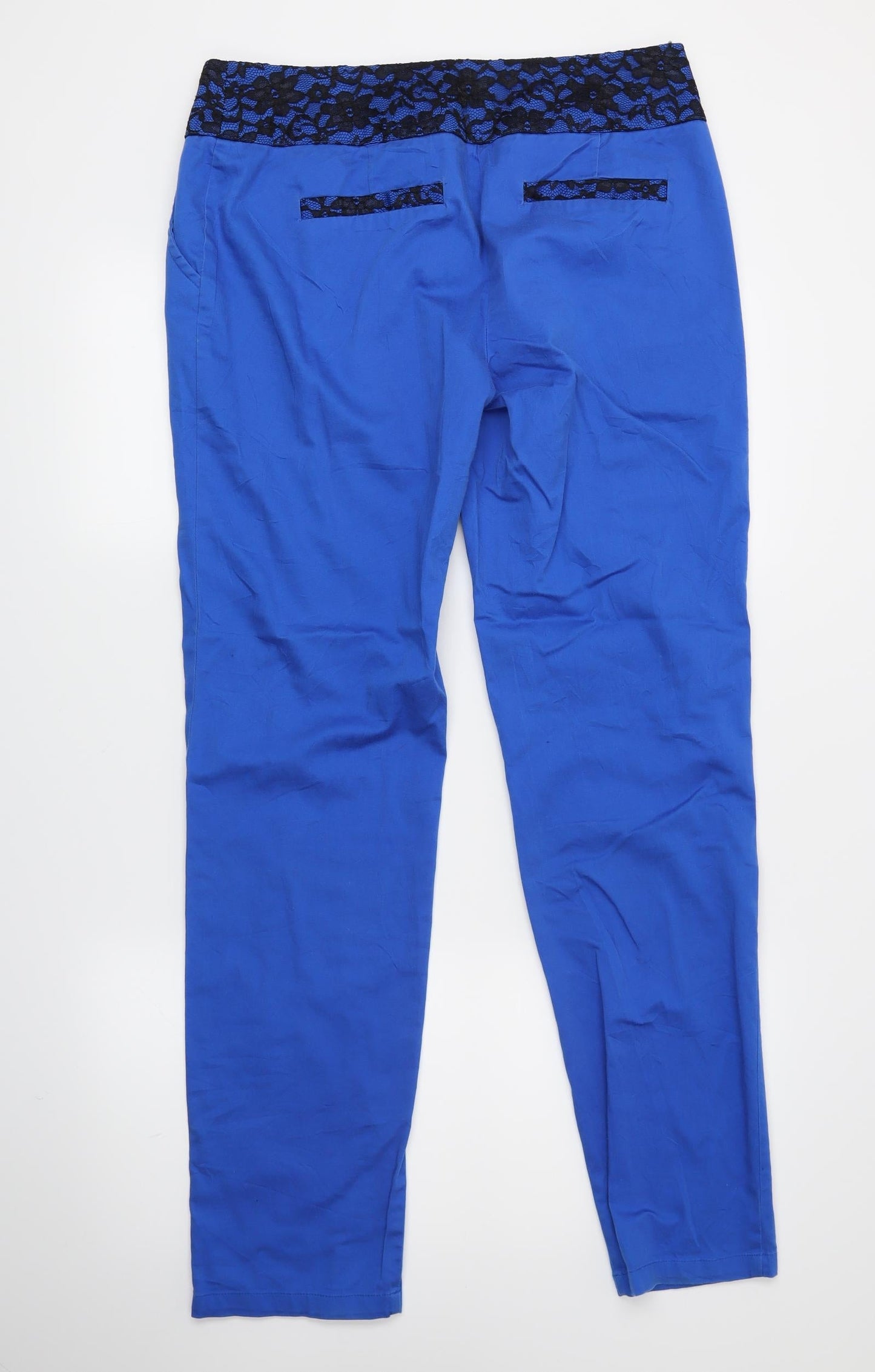 Melrose Womens Blue   Trousers  Size 14 L30 in