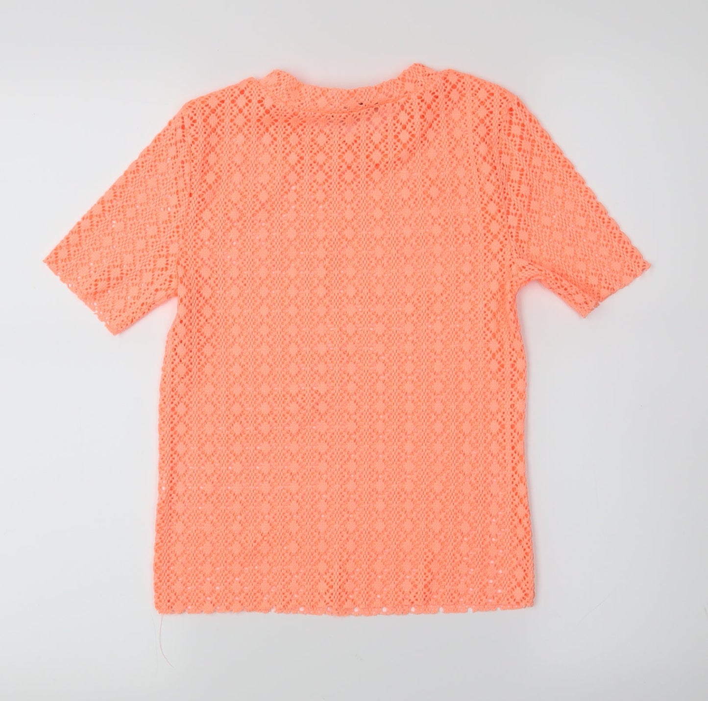 Bershka Womens Orange   Pullover Jumper Size S  - neon