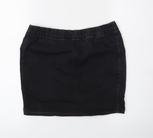 H&M Womens Grey   Mini Skirt Size 12