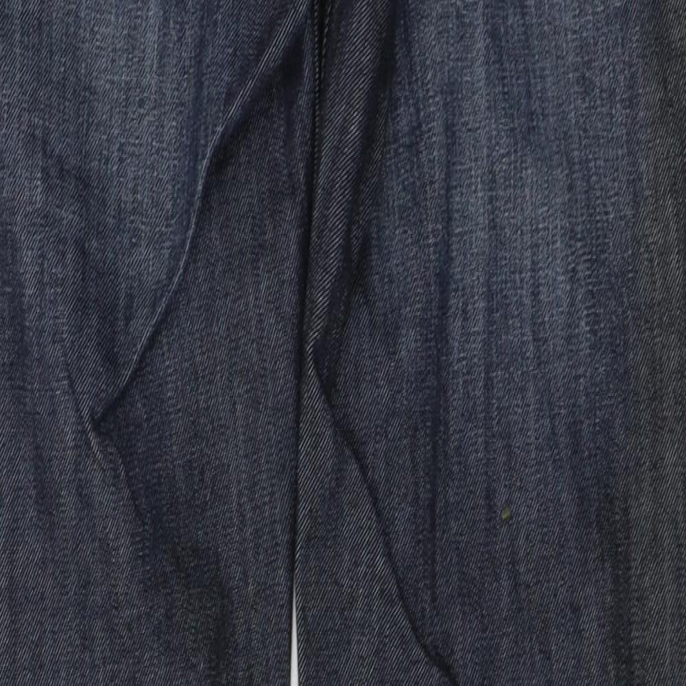 Sciapai Womens Blue  Denim Straight Jeans Size S L32 in