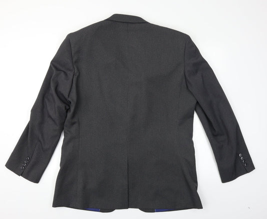 T&W Mens Grey   Jacket Blazer Size XL