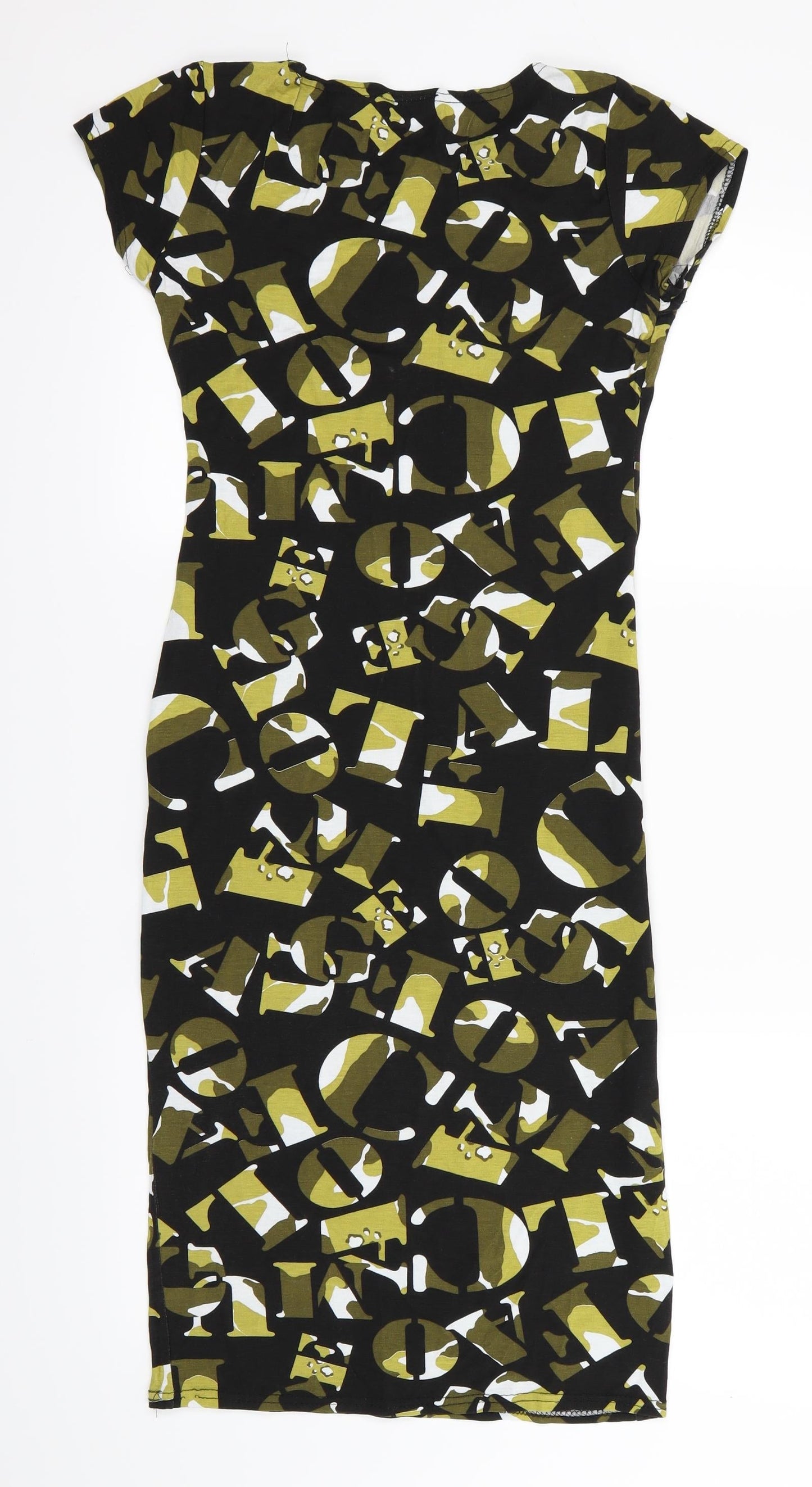 Oui Womens Green   Shirt Dress  Size S  - Letters