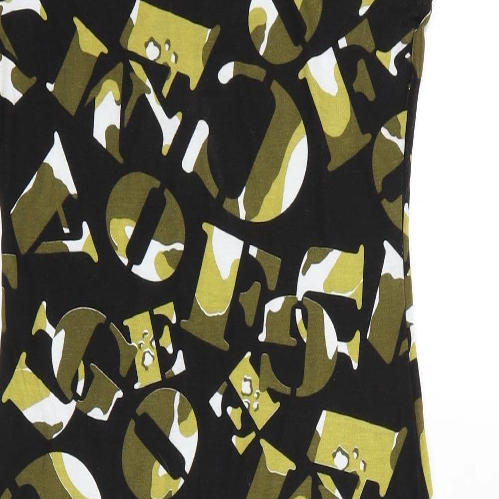 Oui Womens Green   Shirt Dress  Size S  - Letters