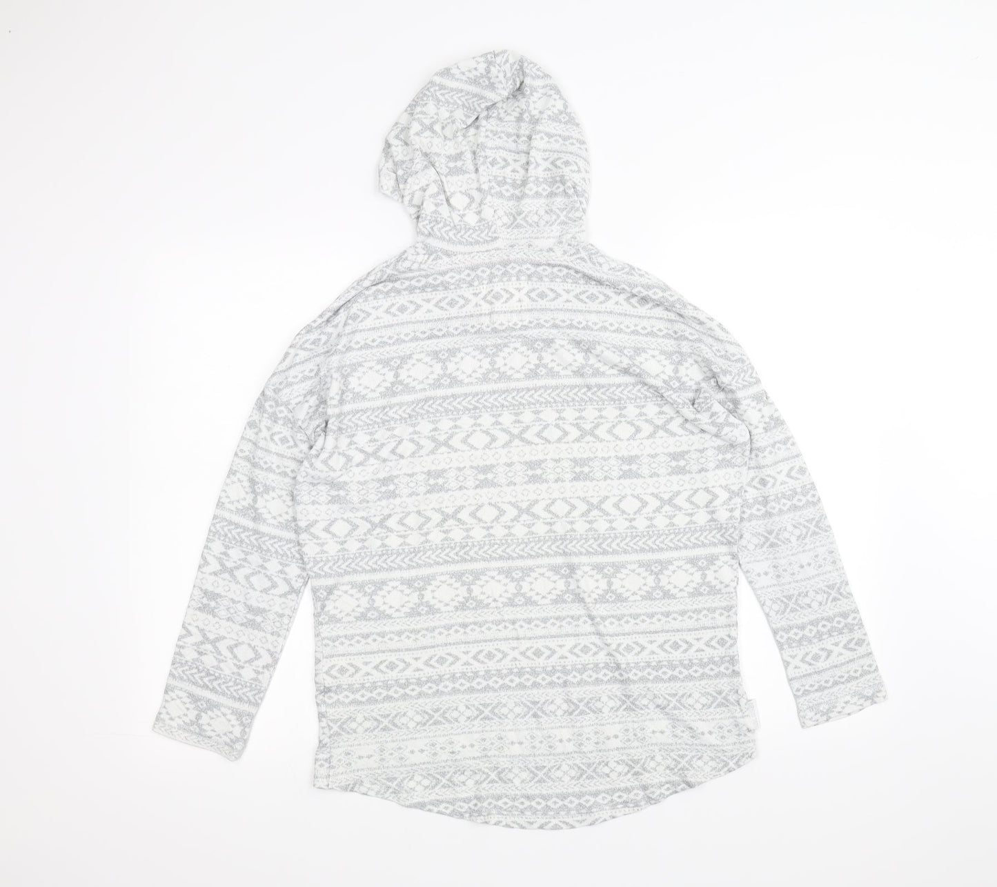 Preworn Womens White   Pullover Hoodie Size 8