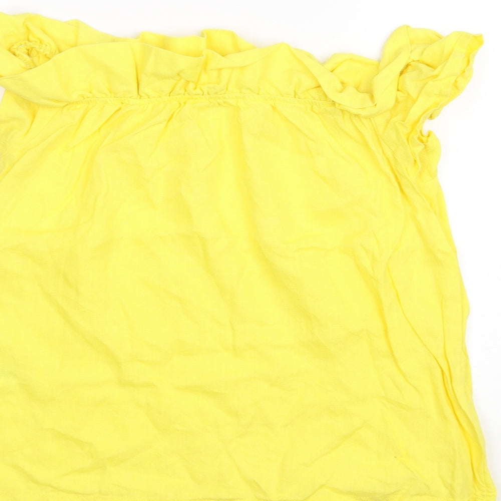 Le Redoute Womens Yellow   Basic T-Shirt Size 10