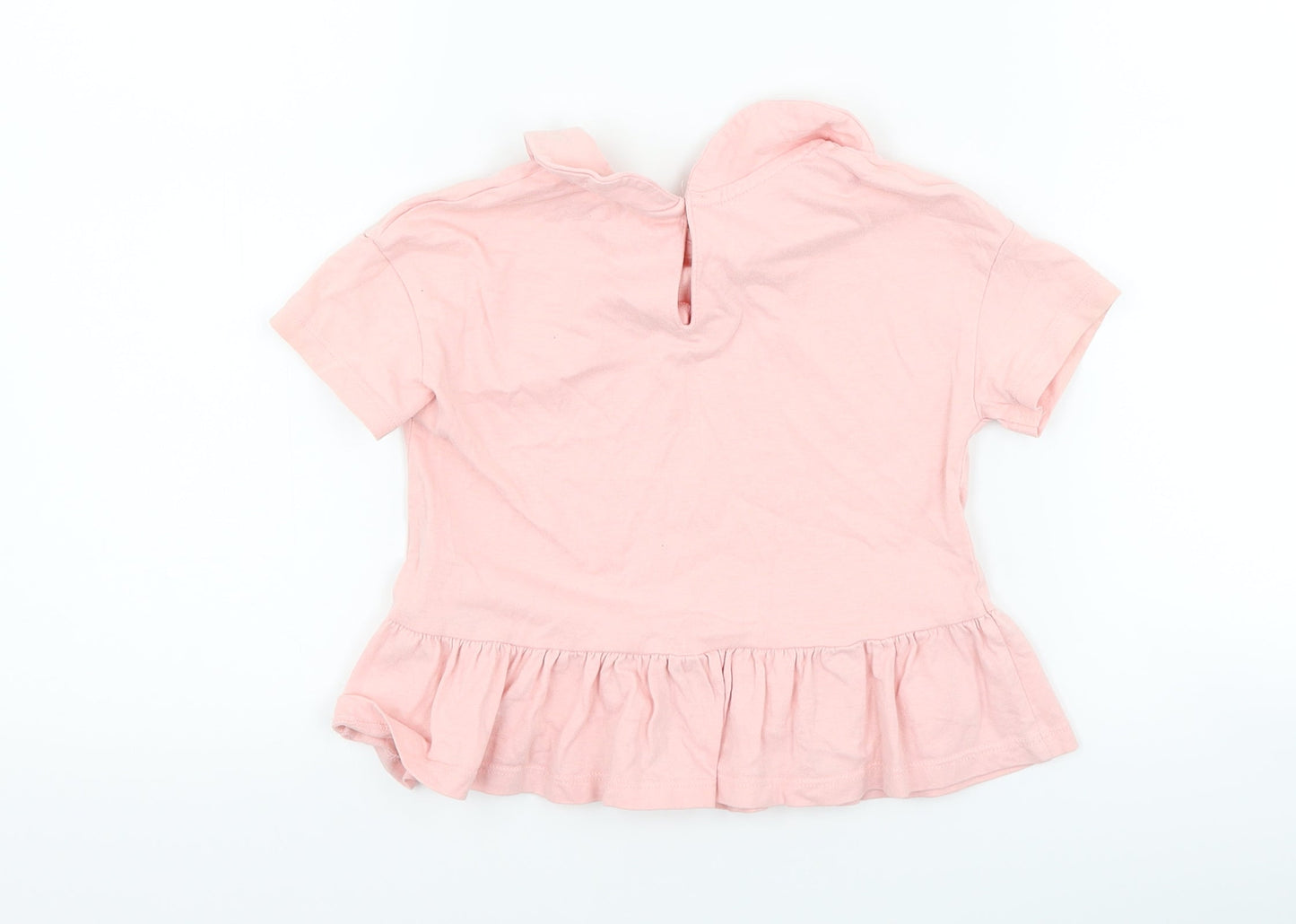 NEXT Girls Pink   Basic T-Shirt Size 2-3 Years