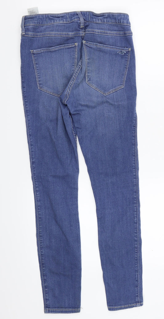 Hollister Womens Blue  Denim Jegging Leggings One Size L27 in