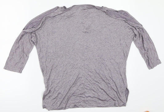 Belle Vere Womens Grey   Basic T-Shirt Size 12
