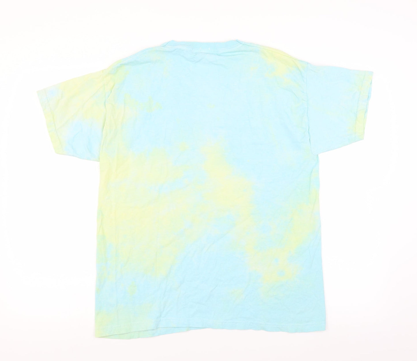 PRETTYLITTLETHING Womens Blue   Basic T-Shirt Size S  - Tie dye