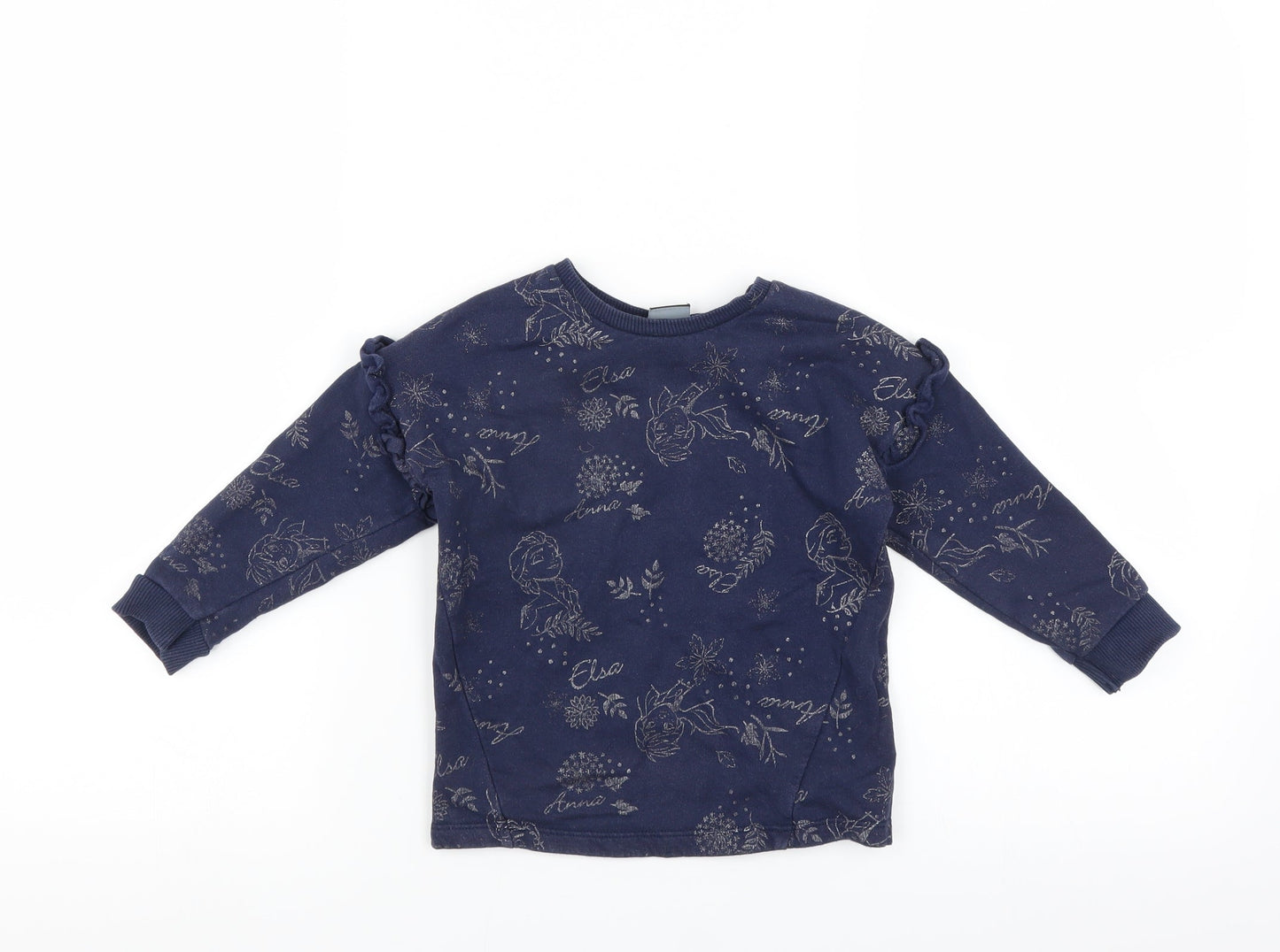 George Girls Blue   Pullover Jumper Size 18-24 Months  - Disney Frozen