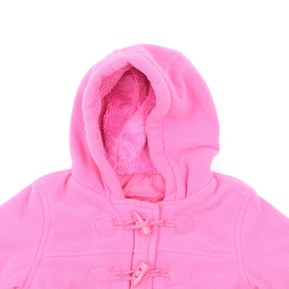 Marks & Spencer Girls Pink   Basic Coat Coat Size 6-9 Months