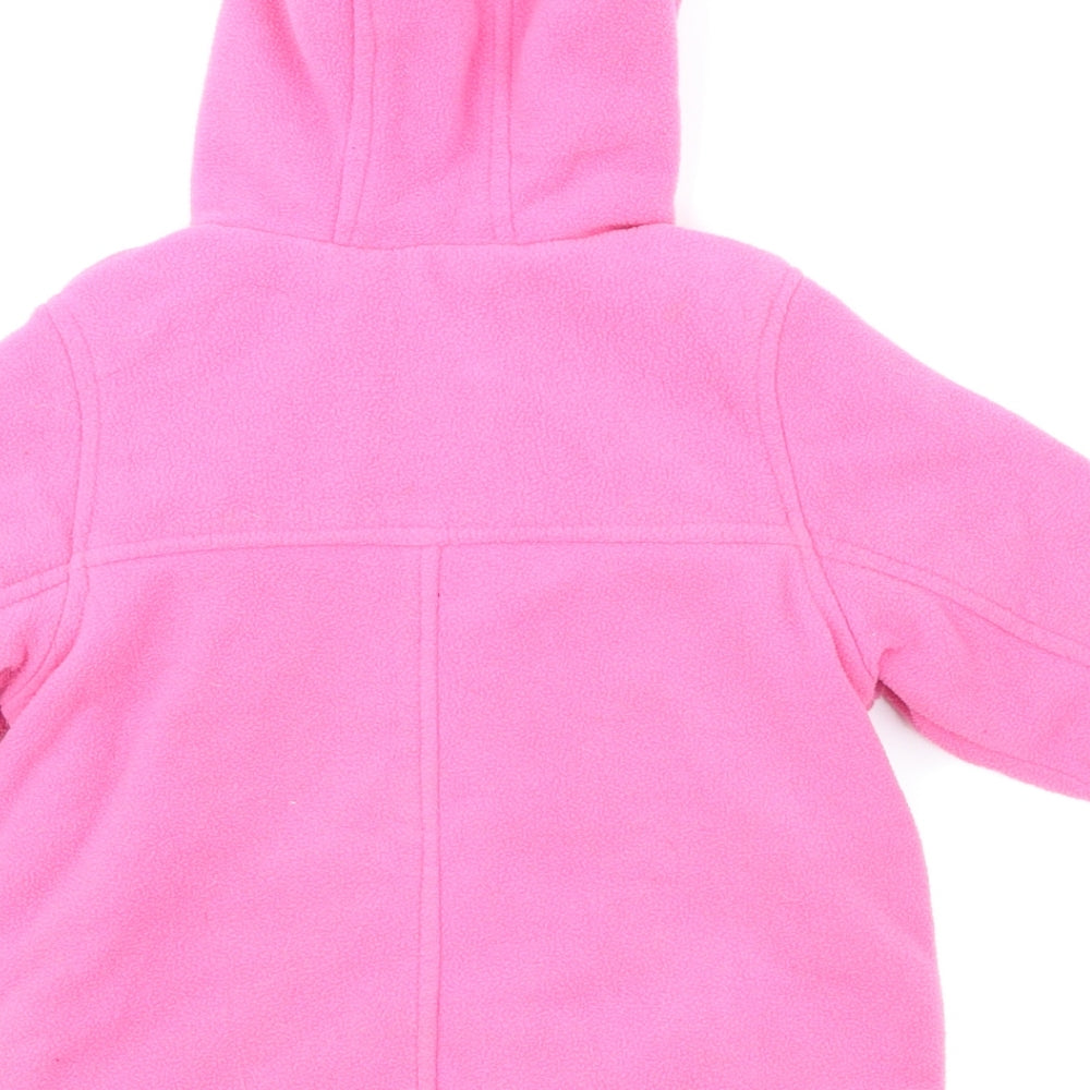 Marks & Spencer Girls Pink   Basic Coat Coat Size 6-9 Months