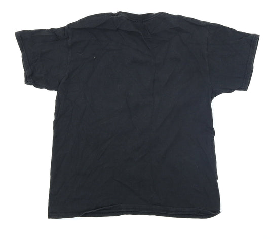 Wet Bandits Womens Black   Basic T-Shirt Size M
