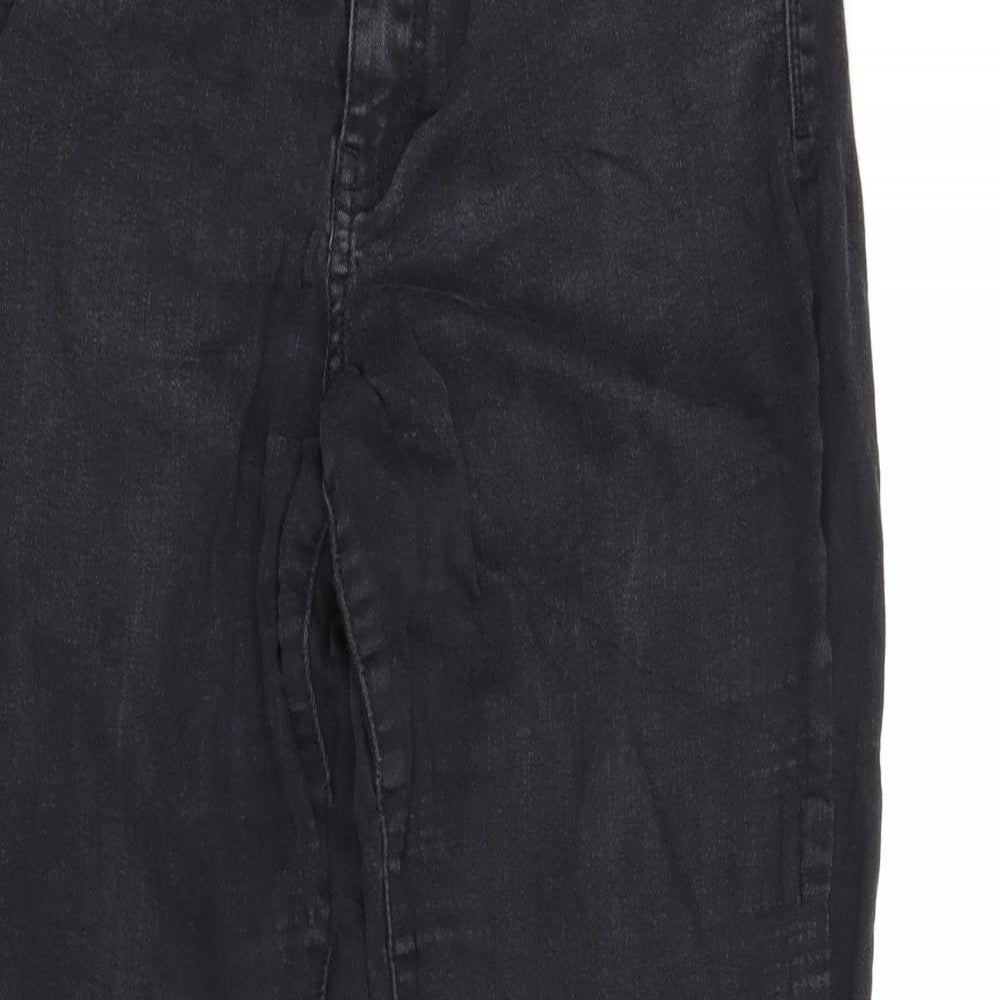 Multiblu Womens Black  Denim Bootcut Jeans Size 42 in L32 in