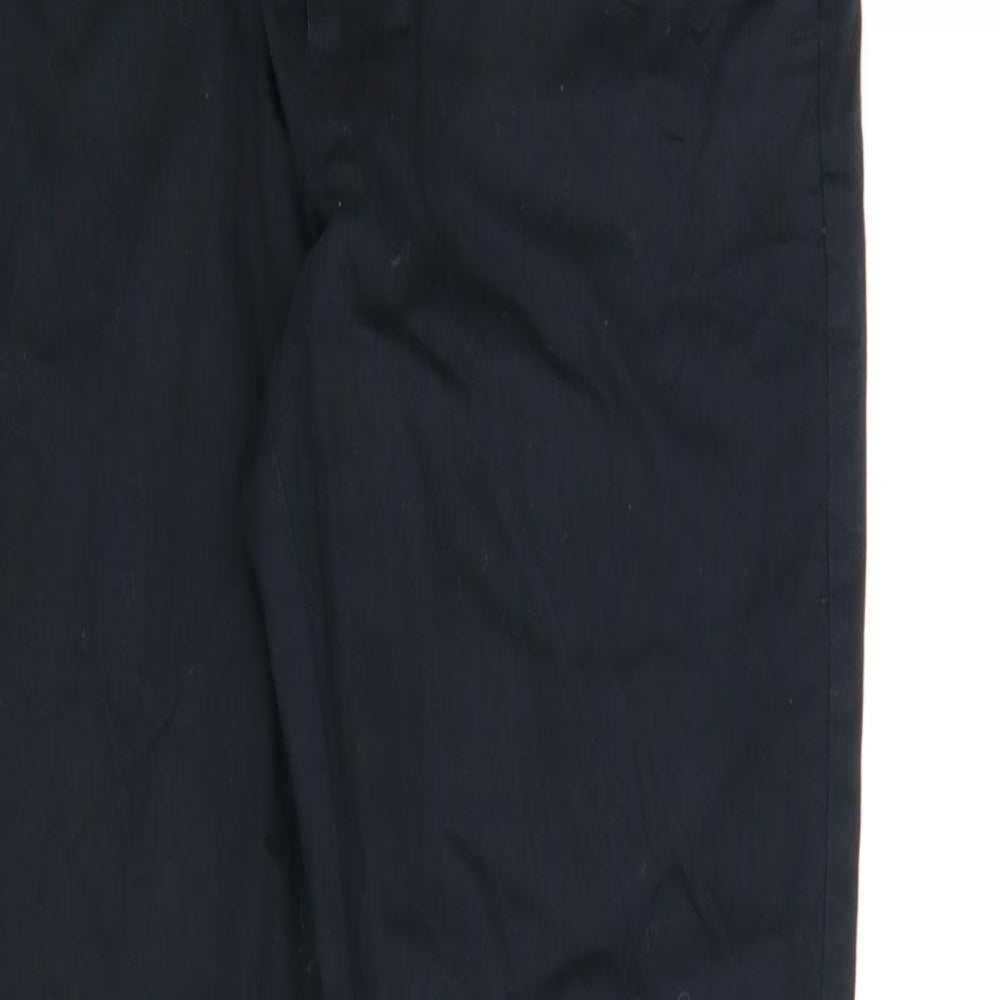 Preworn Womens Black   Carrot Trousers Size 8 L26 in