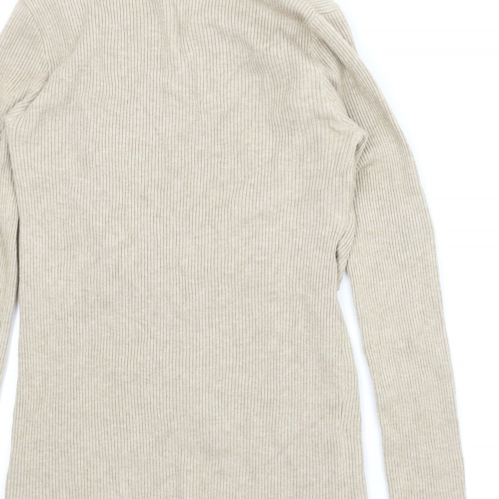 Preworn Womens Beige   Pullover Jumper Size XS