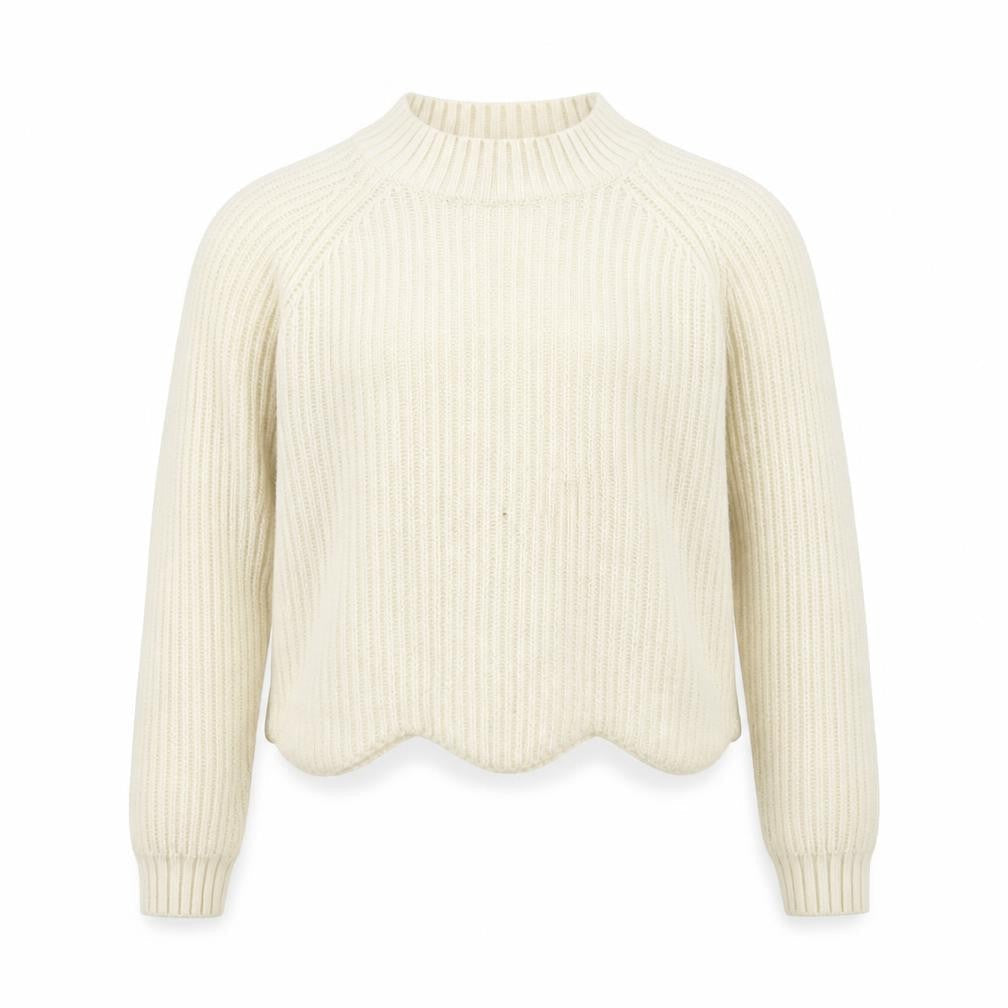 Front view of Candy Couture girls’ beige jumper, size 9, years - cropped