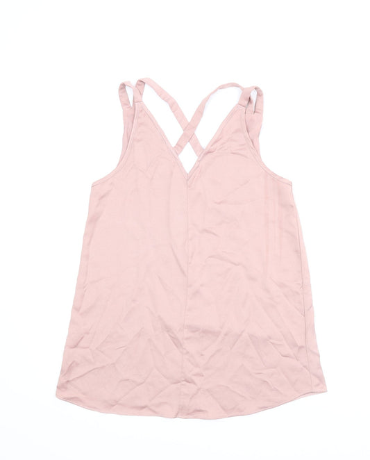 River Island Womens Pink   Basic Blouse Size 8