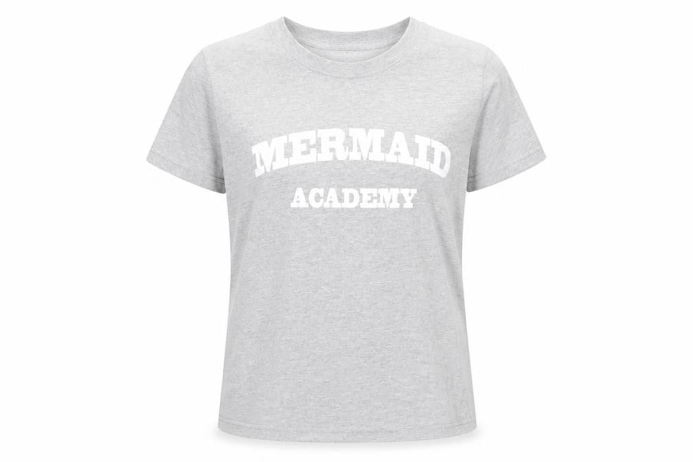 Front view of Daisy Street women’s grey basic t-shirt, size S