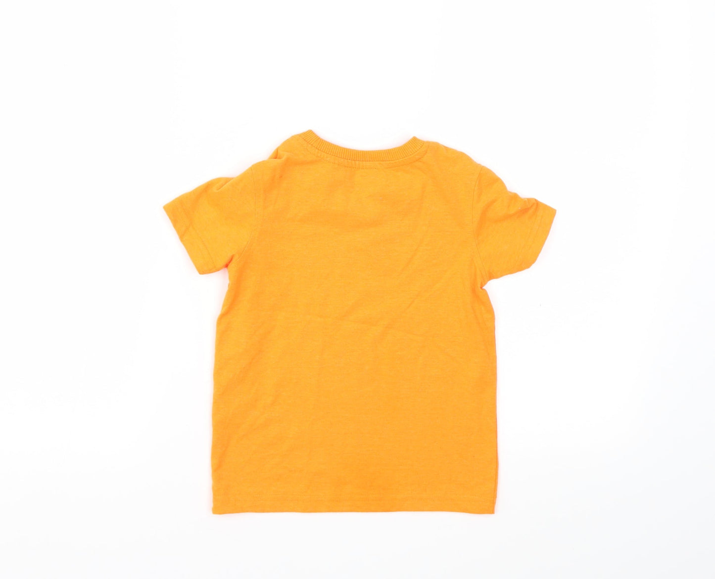 George Boys Orange   Basic T-Shirt Size 2-3 Years