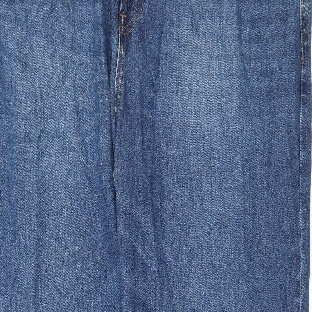Studio Denim  Womens Blue  Denim Straight Jeans Size 36 in L30 in