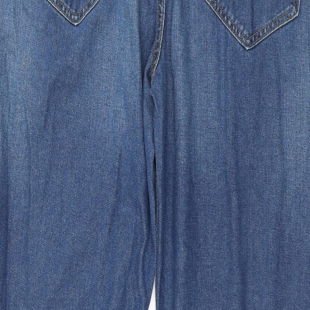 Studio Denim  Womens Blue  Denim Straight Jeans Size 36 in L30 in