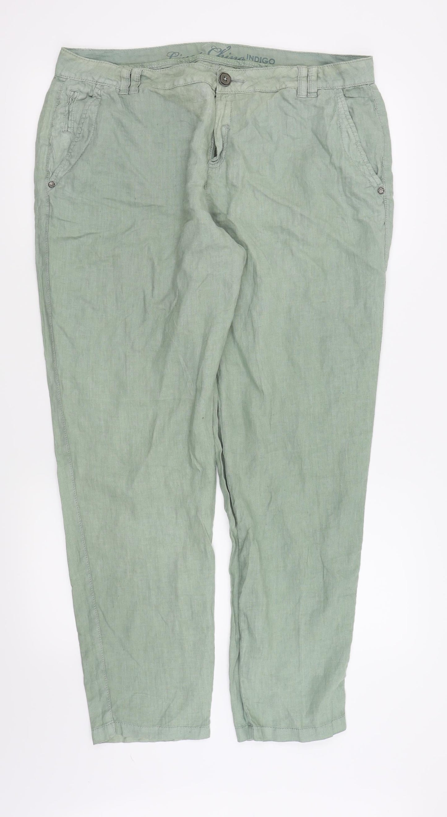 pre worn Womens Green   Trousers  Size 36 in L29 in