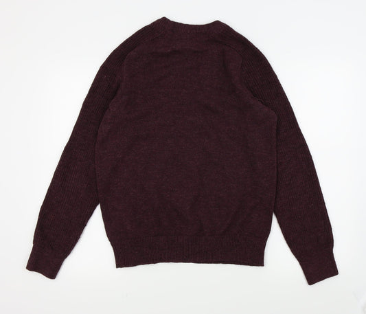 LOGG Mens Purple   Pullover Jumper Size M