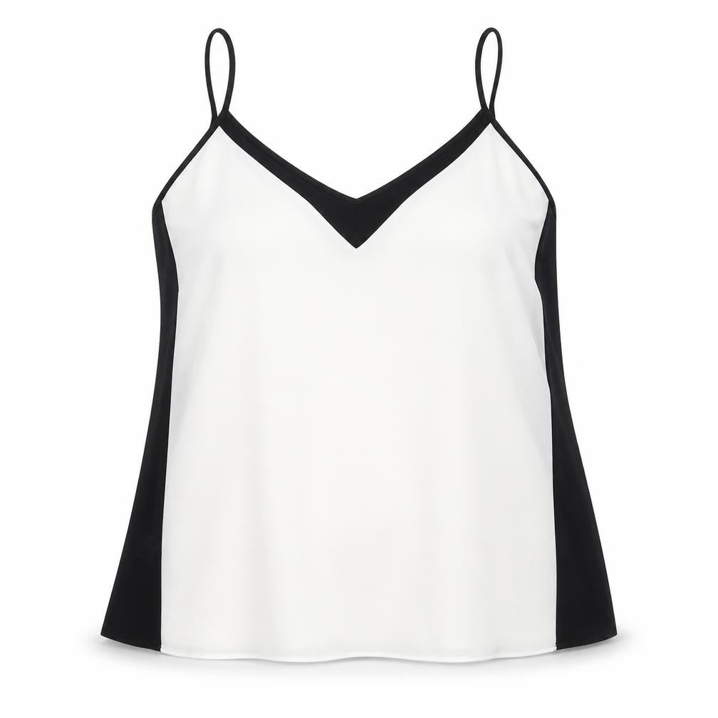 Front view of River Island women’s black basic t-shirt, size UK 10