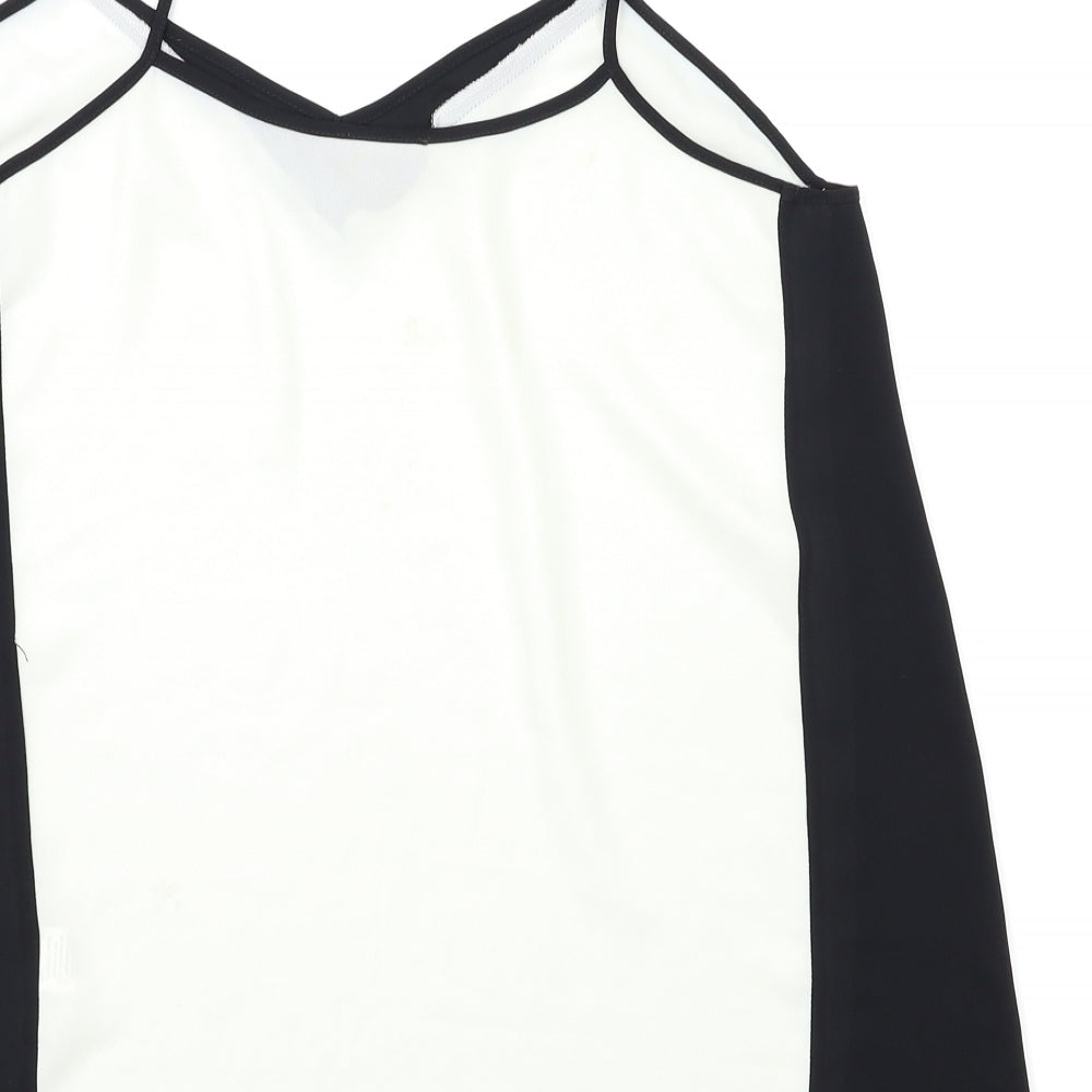 River Island Womens Black   Basic T-Shirt Size 10