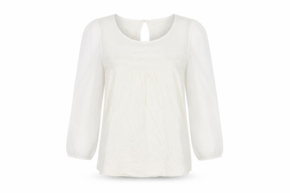 Oasis Womens White   Basic T-Shirt Size 8