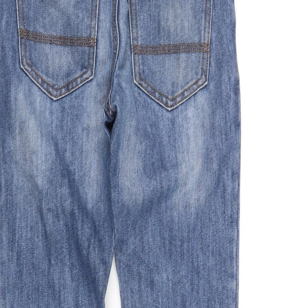 deniem & co Girls Blue   Straight Jeans Size 9-10 Years - Elastic Waist Band