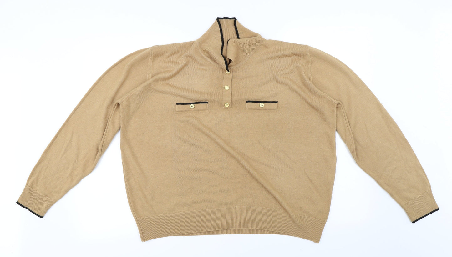 Marks and Spencer  Womens Brown   Pullover Jumper Size 18
