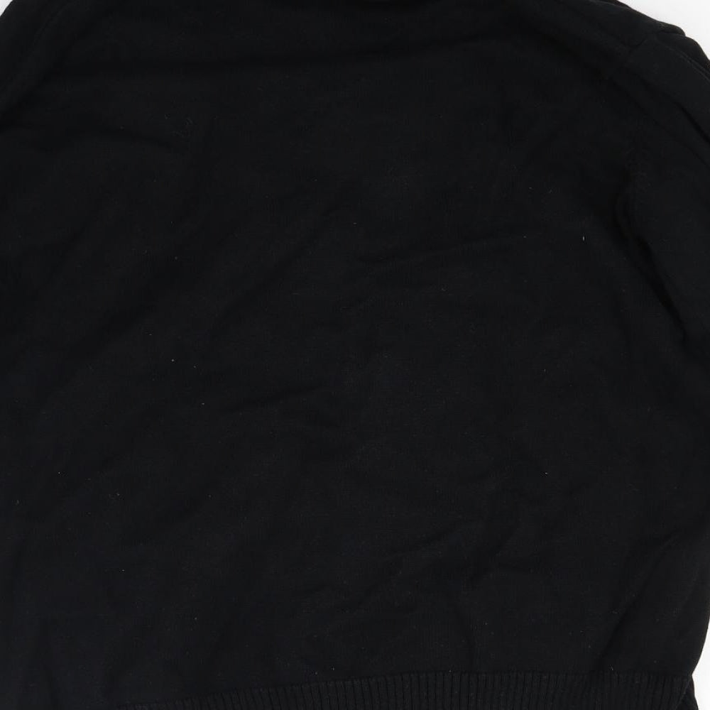 Ceader wood state Mens Black  Knit Pullover Jumper Size L